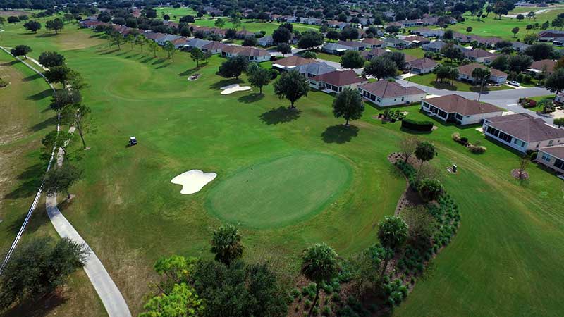 Private golf course at On TOp of the World Communities Golf Community Ocala, FL.