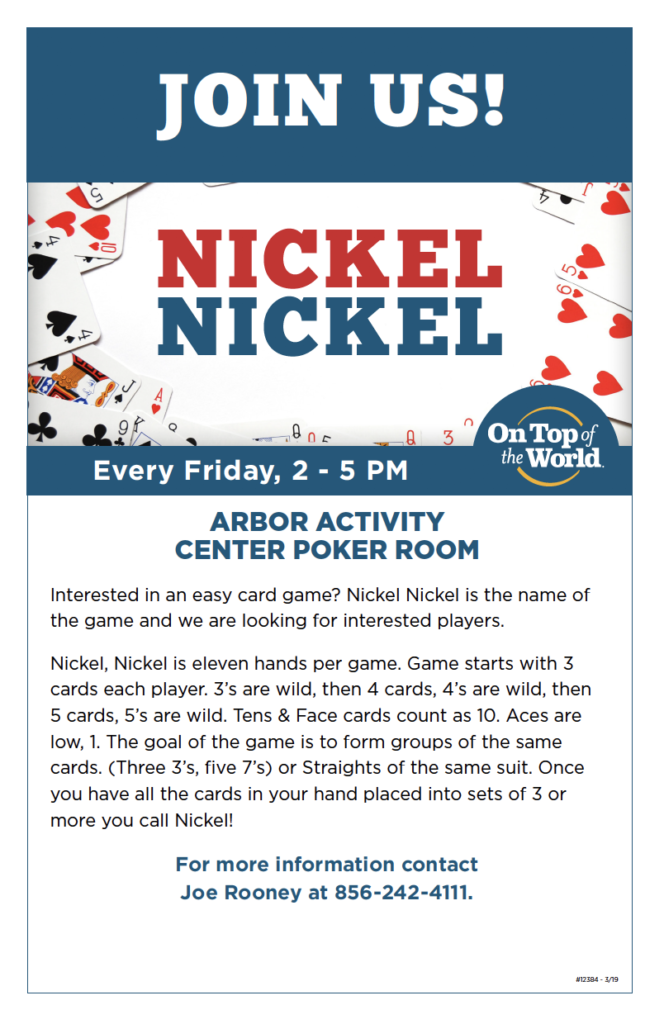 nickel nickel card game rules