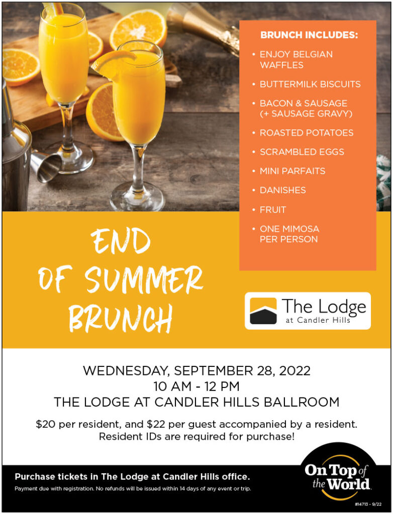 On Top of the World Info Resident Information for On Top of the world