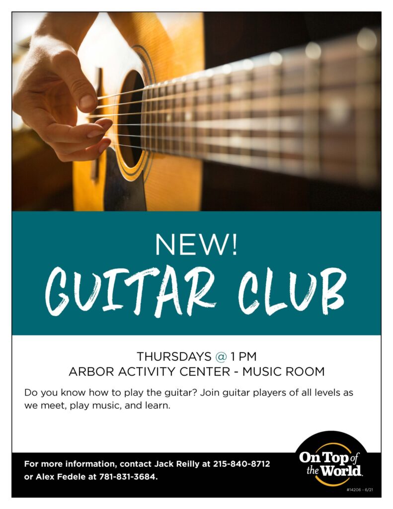 Thursdays | 1 PM | Arbor Activity Center Music Room