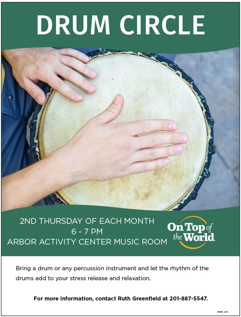 2nd & 4th Thursday of Each Month | 6:00 PM to 7:30 PM | Arbor Activity Center Music Room