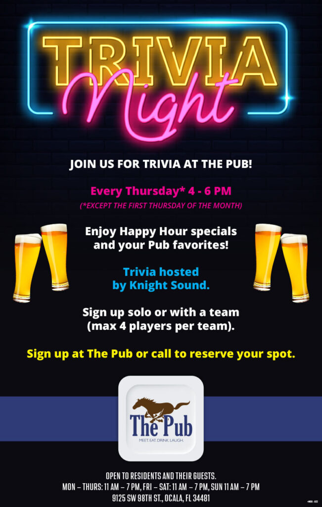 Every Thursday, except the first Thursday of the month  | 4 - 6 PM | The Pub