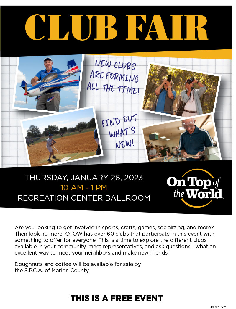 Club Fair | On Top of the World Info