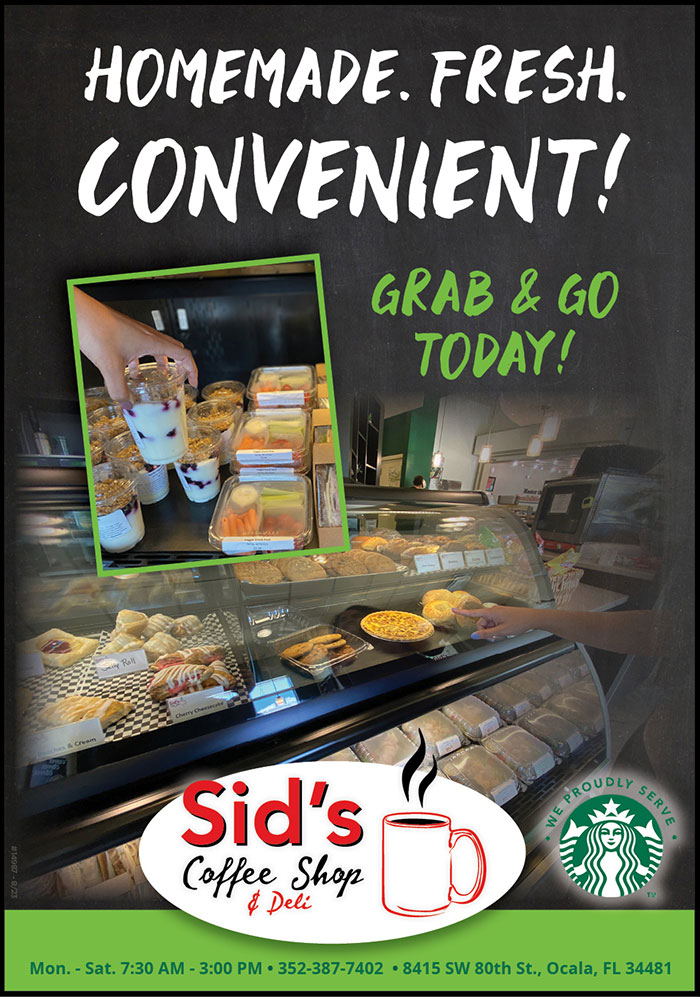 Sids Homemade, Fresh, and convenient.