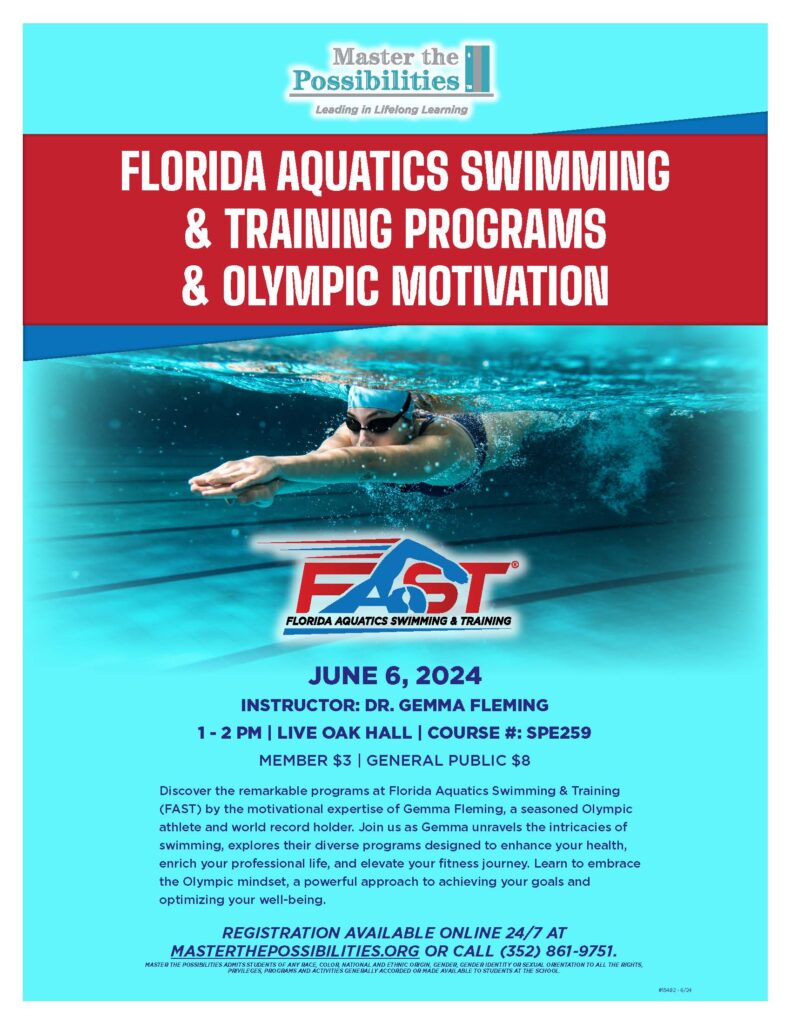 FLORIDA AQUATICS SWIMMING & TRAINING PROGRAMS & OLYMPIC MOTIVATION