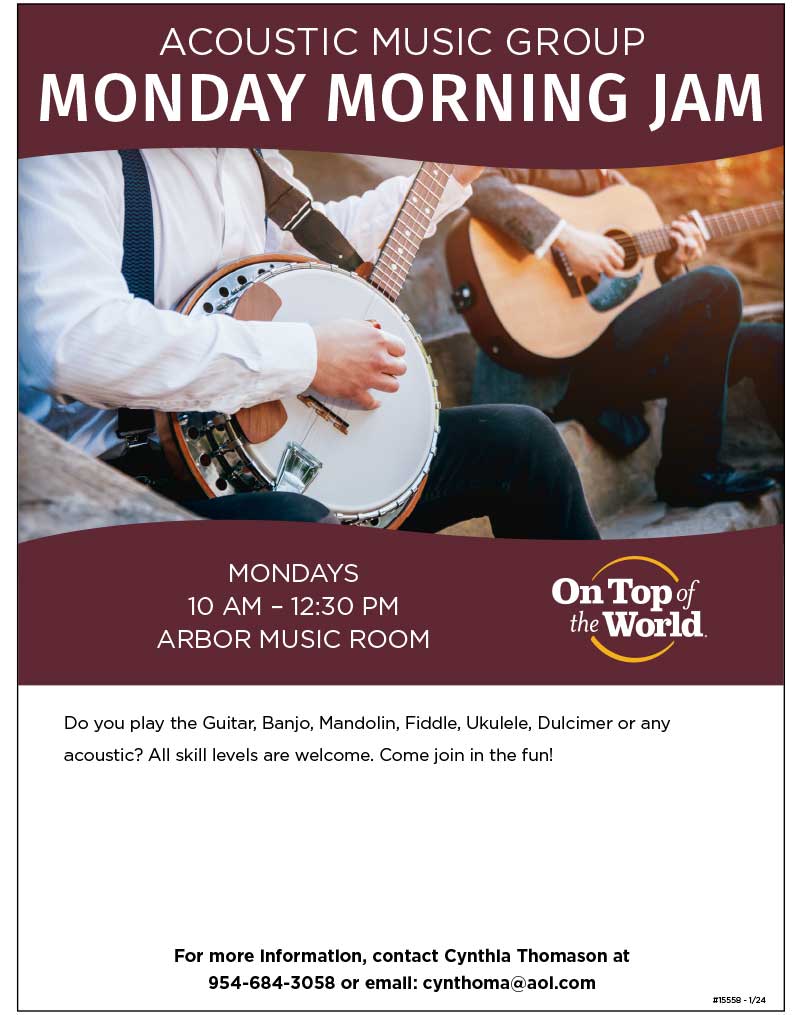 Acoustic Music Group Monday Morning Jam