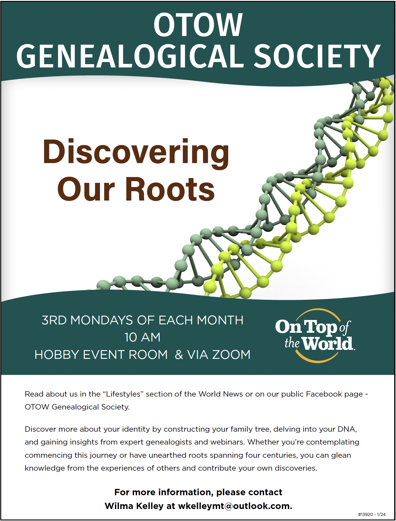 OTOW Genealogical Society