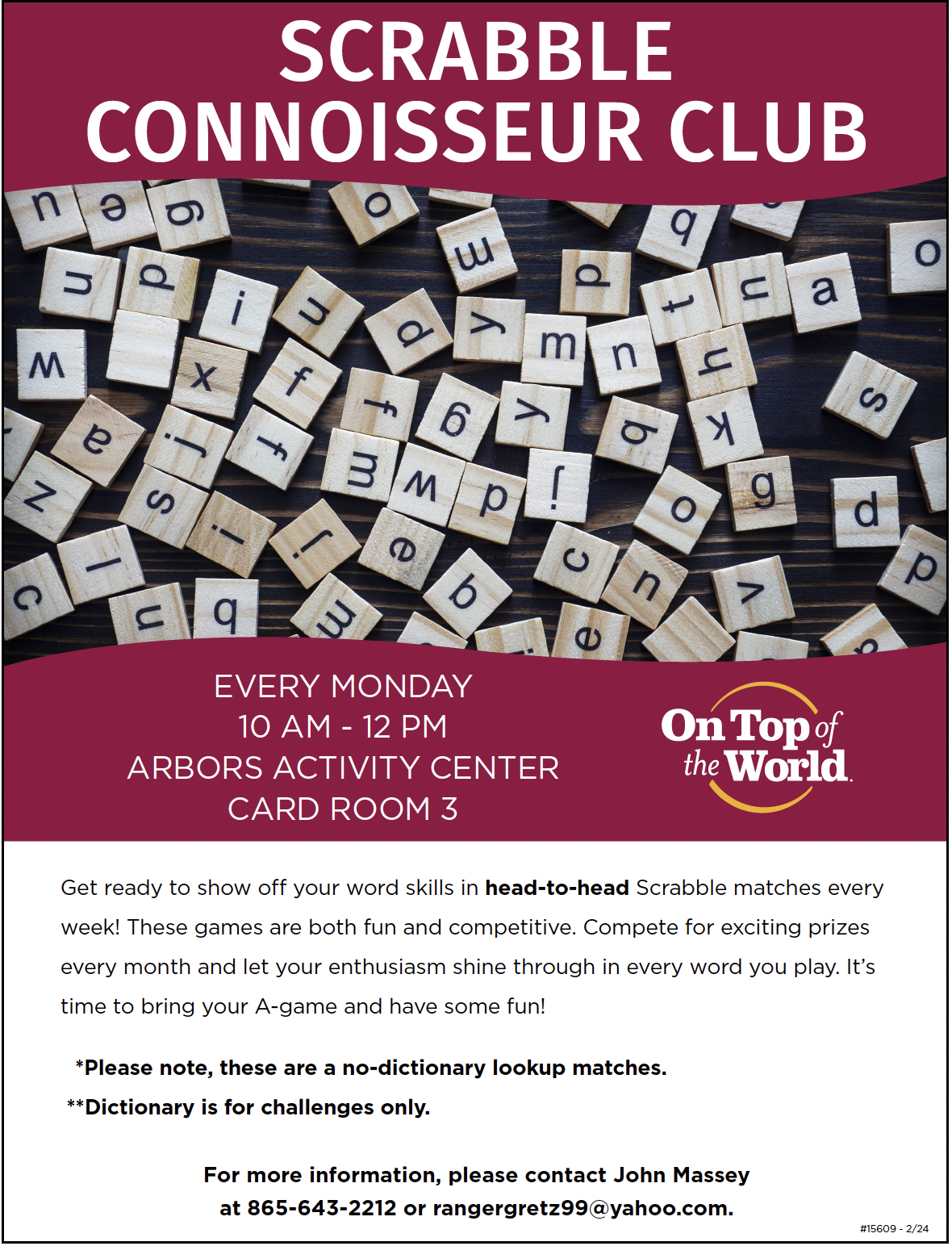 OTOW Scrabble Connoisseur Club