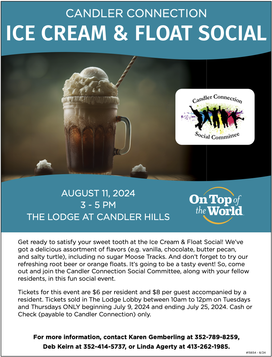 Candler Connection Ice Cream Social at The Lodge