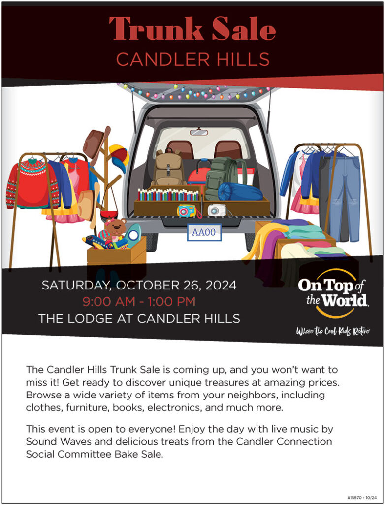 Trunk Sale at The Lodge at Candler Hills.