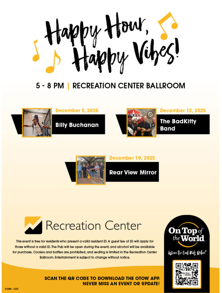 Recreation Center Happy Hour