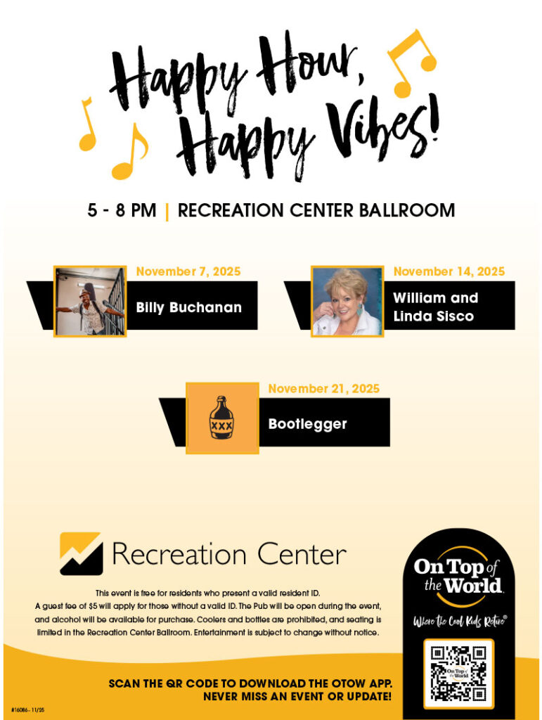 Recreation Center Happy Hour
