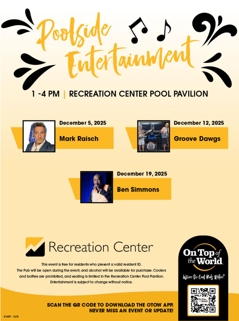 December Poolside Entertainment