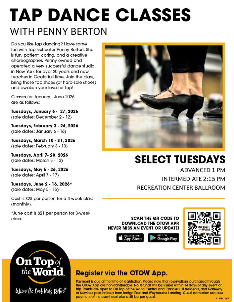Tap Dance Classes with Penny Berton