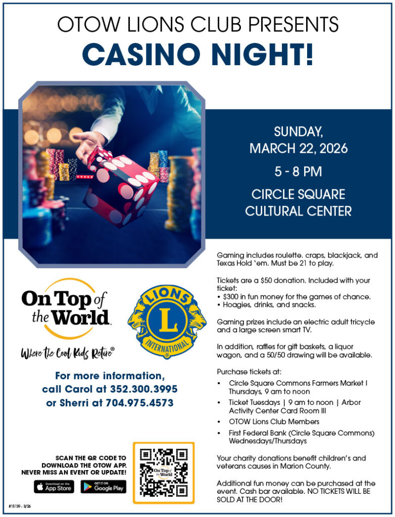 OTOW Lions Club Casino Night!