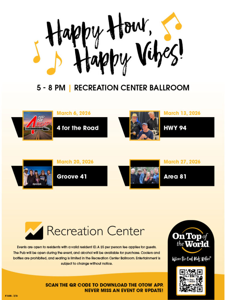 Recreation Center Happy Hour