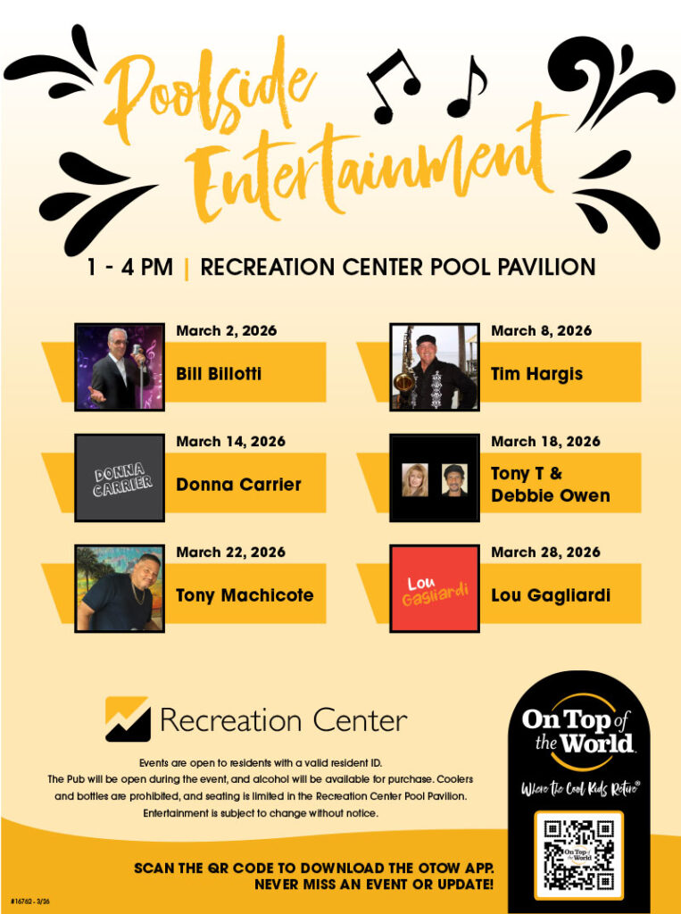 Recreation Center Poolside Entertainment