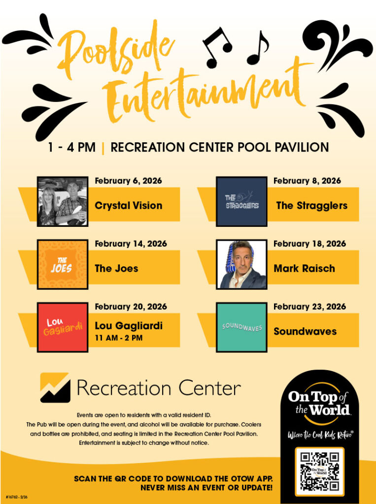 Recreation Center Poolside Entertainment