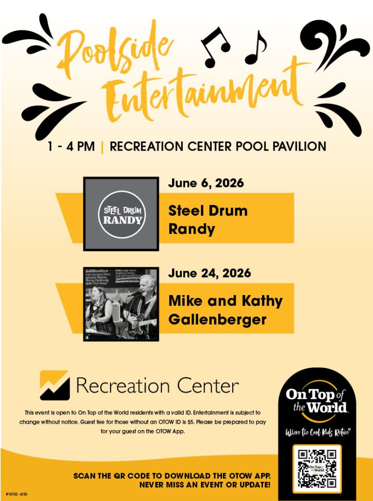 June Poolside Entertainment