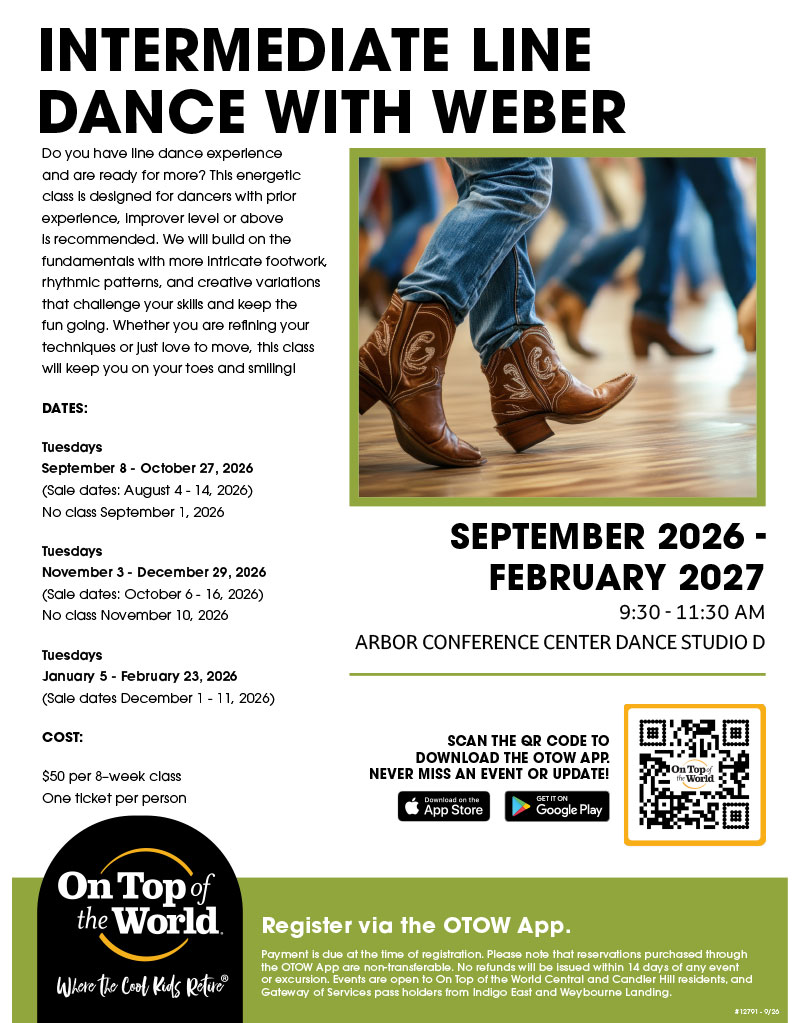 Intermediate Line Dance with Weber