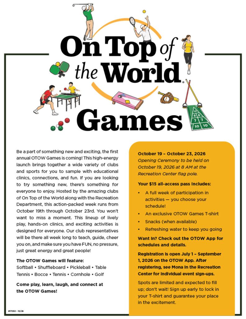 On Top fo the World Games
