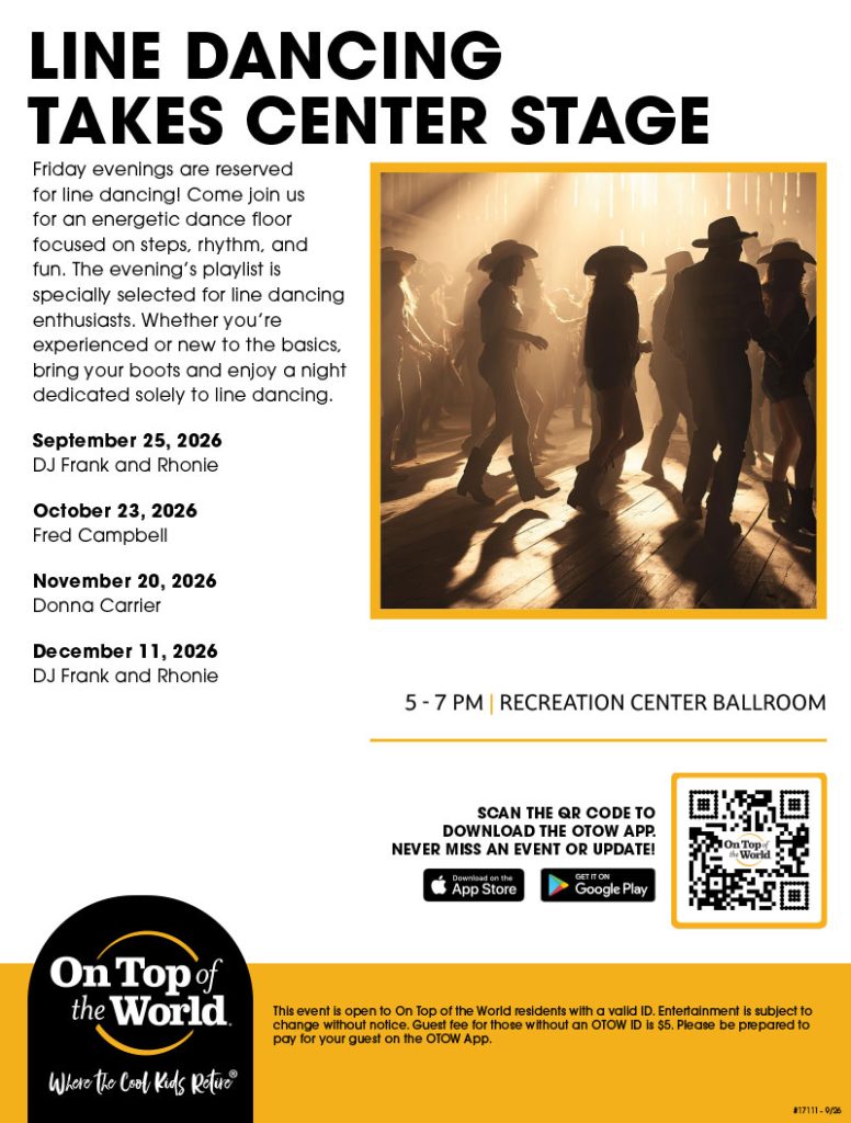 Line Dancing Takes Center Stage