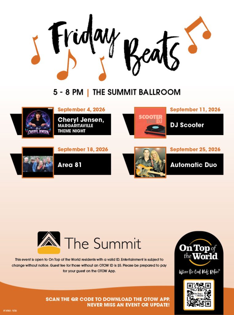 September Friday Beats at The Summit